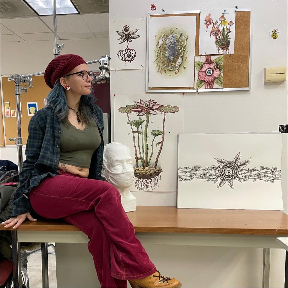 Lianna Taylor, tattoo artist at Mindcrusher Tattoo